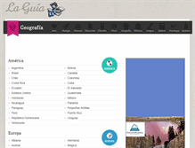Tablet Screenshot of geografia.laguia2000.com