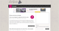 Desktop Screenshot of biologia.laguia2000.com